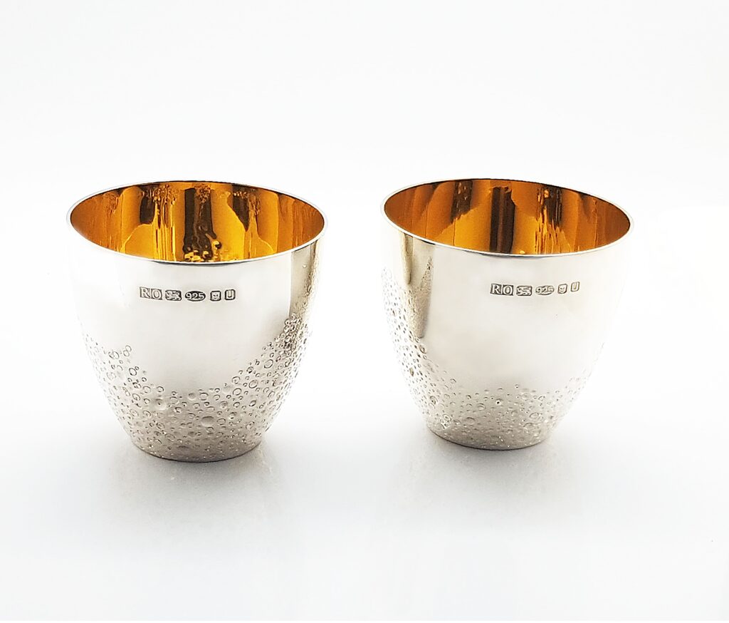 Pair of Silver Tumblers